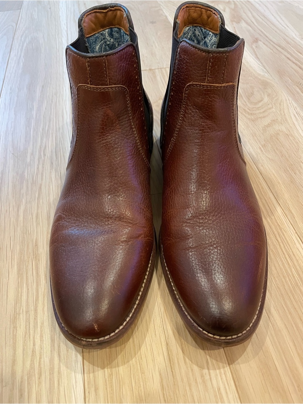 Johnston & Murphy Brown Leather Chelsea Boots